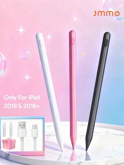 JMMO Universal Aluminum Alloy Capacitive Stylus This Capacitive Stylus Is Carefully Crafted From High-Quality Aluminum Alloy And Comes With 2 Replaceable Nibs, Making It Very Durable It Has Wide Compatibility And Can Be Easily Adapted To Tablets And Phones With IOS Android And Windows Systems,