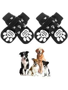 PETSIN 1 Pair Of Pet Socks Foot Cover, Cat And Dog Socks, Outdoor Anti-Skid Waterproof Shoes Socks, Pet Supplies