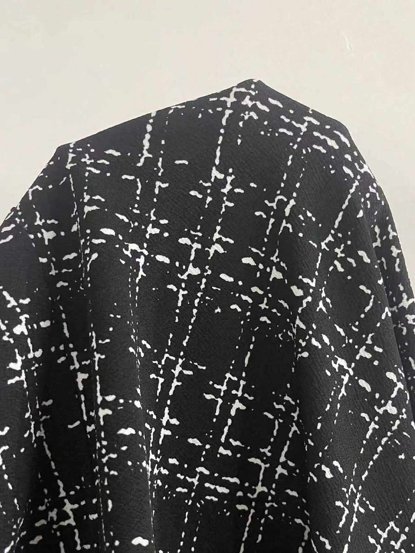 Chiquease جاكيت نمط مربع النقش أزرار أمامية