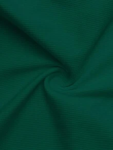 Slaydiva Casual Basic Racerback Sleeveless Deep V-Neck Ribbed Olive Green Camisole - Olive Green - View 8