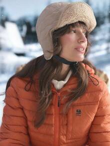 In My Nature Women's Warm Casual Long Sleeve Zip-Up Outdoor Winter Coats - Orange - View 14