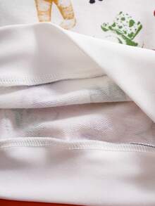 Teletubbies X SHEIN 男士全身印花套头衫 - 白色 - 查看 7