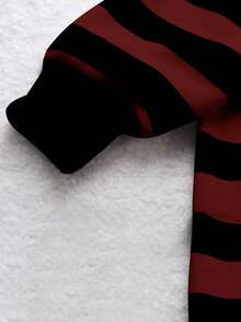 EMERY ROSE New Arrival Bestselling Regular Fit Women Plus Size Striped Crew Neck Sweatshirt