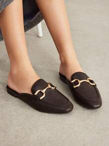MOTF PREMIUM LADIES COMFORTABLE FLAT CASUAL SLIP-ON SHOES, FOR NEW YEAR HOLIDAY, SPRING SHOES SPRING BREAK EASTER FOR CHRISTMAS - Coffee Brown - View 8