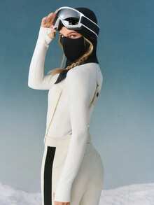 GLOWMODE 滑雪系列 斜坡防护罩 保暖吸汗 磁性设计套头衫 拉法帽 滑雪面罩 层 户外度假 秋冬雪地日常运动服