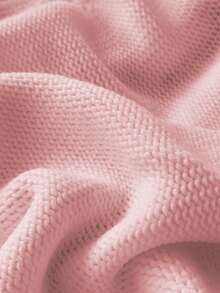 Elamini Women's Round Neck Sleeveless Bow Decor Casual Knit Sweater Vest - Baby Pink - View 5