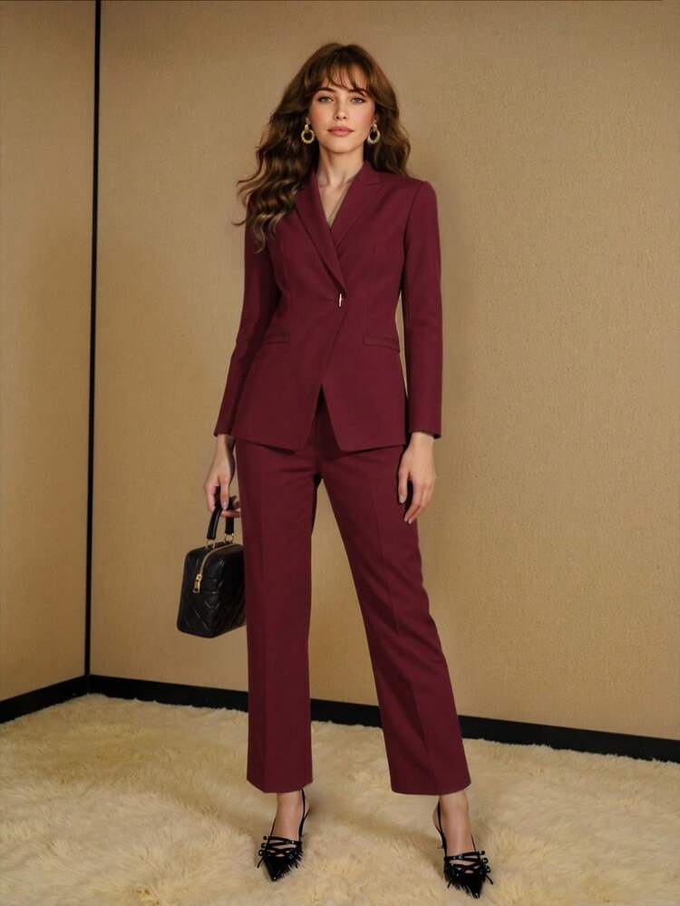 MOTF Classy STRUCTURED PEAK COLLAR BLAZER