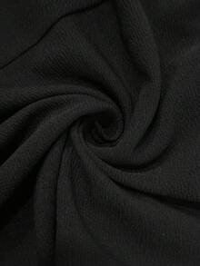 SHEIN Frenchy 大码休闲百搭千鸟格拼接修身裤 - 彩色 - 查看 8