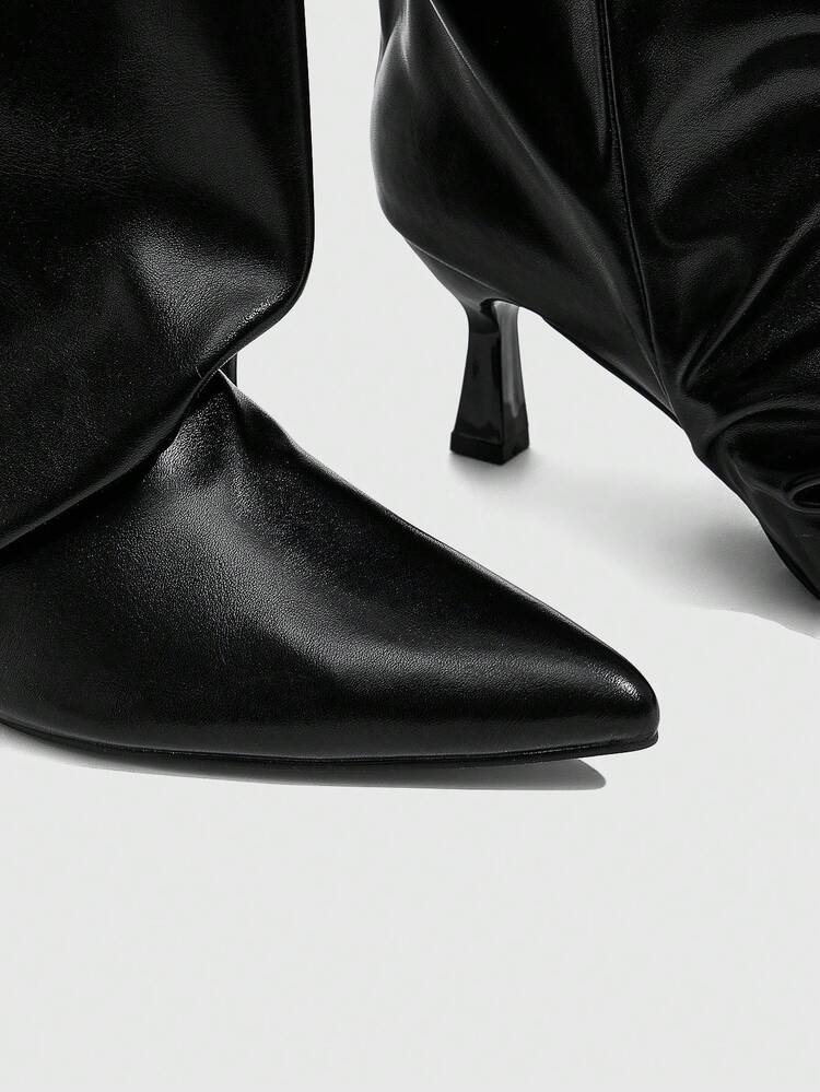 CUCCOO SZL CUCCOO Botas Folgadas Vintage de Cor Sólida, Adequadas para Uso Externo, Outono