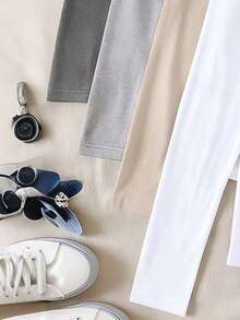 INAWLY Camiseta de manga larga con cuello alto casual para mujer, adecuada para el otoño