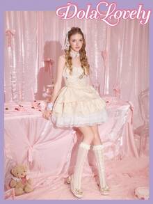 Dola Lovely Elegante Schleifen Mary Jane High Heels