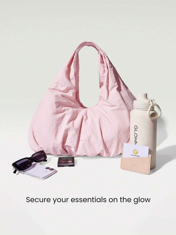 15L 光る距離 軽量 防水 パフィー リフレクティブロゴ マグネット式クロージャー ジッパーポケット トートバッグ ジム ハイキング アウトドア 旅行 デイリーカジュアルウェア