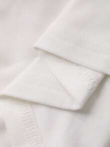 DAZY Women's V-Neck Lace Patchwork Fitted Long Sleeve Tie Design Casual Sexy T-Shirt