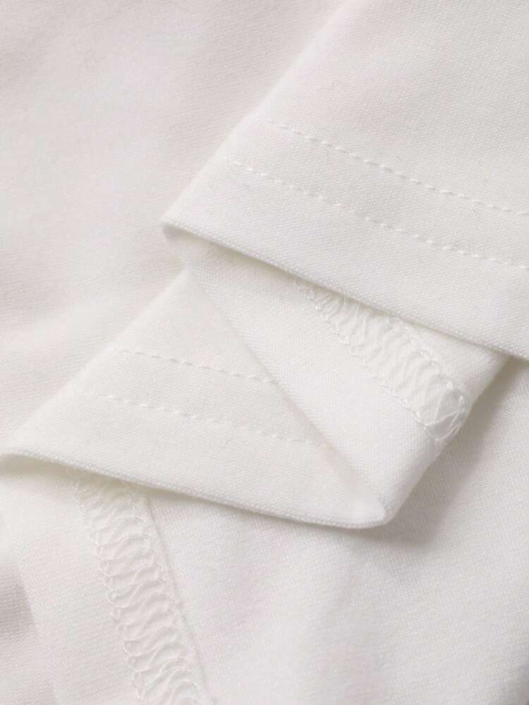 Tall Women's Lace Patchwork Fitted Tie-Up Casual T-Shirt, Sexy & Elegant