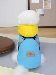 PETSIN Cozy Autumn/Winter Pet Vest – Cute, Breathable, And Easy-To-Wear Outfit For Small Dogs, Cats, And Other Tiny Pets, Great For Everyday Indoor And Outdoor Use - Blue - View 6