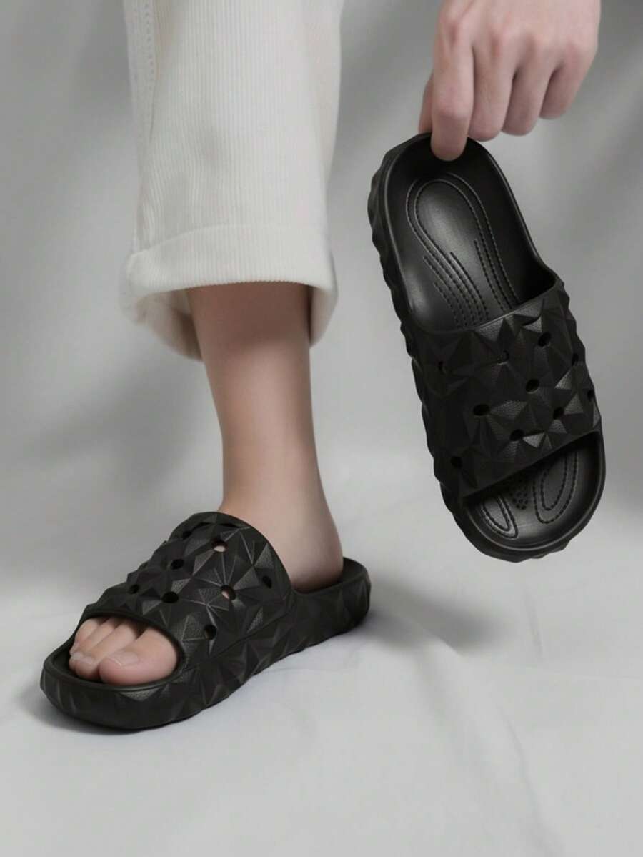 Men Slippers - Black - View 1