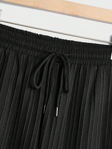 Manfinity RelaxMax 男士休闲纯色抽绳腰褶裤