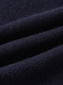 Officeau 男士加厚圆领毛衣，商务休闲提花针织长袖上衣，百搭叠穿单品，格子条纹图案，秋冬款，复古风格