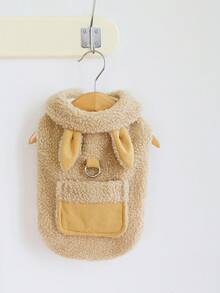 PETSIN 宠物服装、狗狗外套、背心、秋冬棉质服装、小型动物服装、室内猫咪休闲背心配饰、圣诞宠物用品和万圣节服装、狗狗服装、幼犬用品和狗狗用品、万圣节服装 - 米色 - 查看 5
