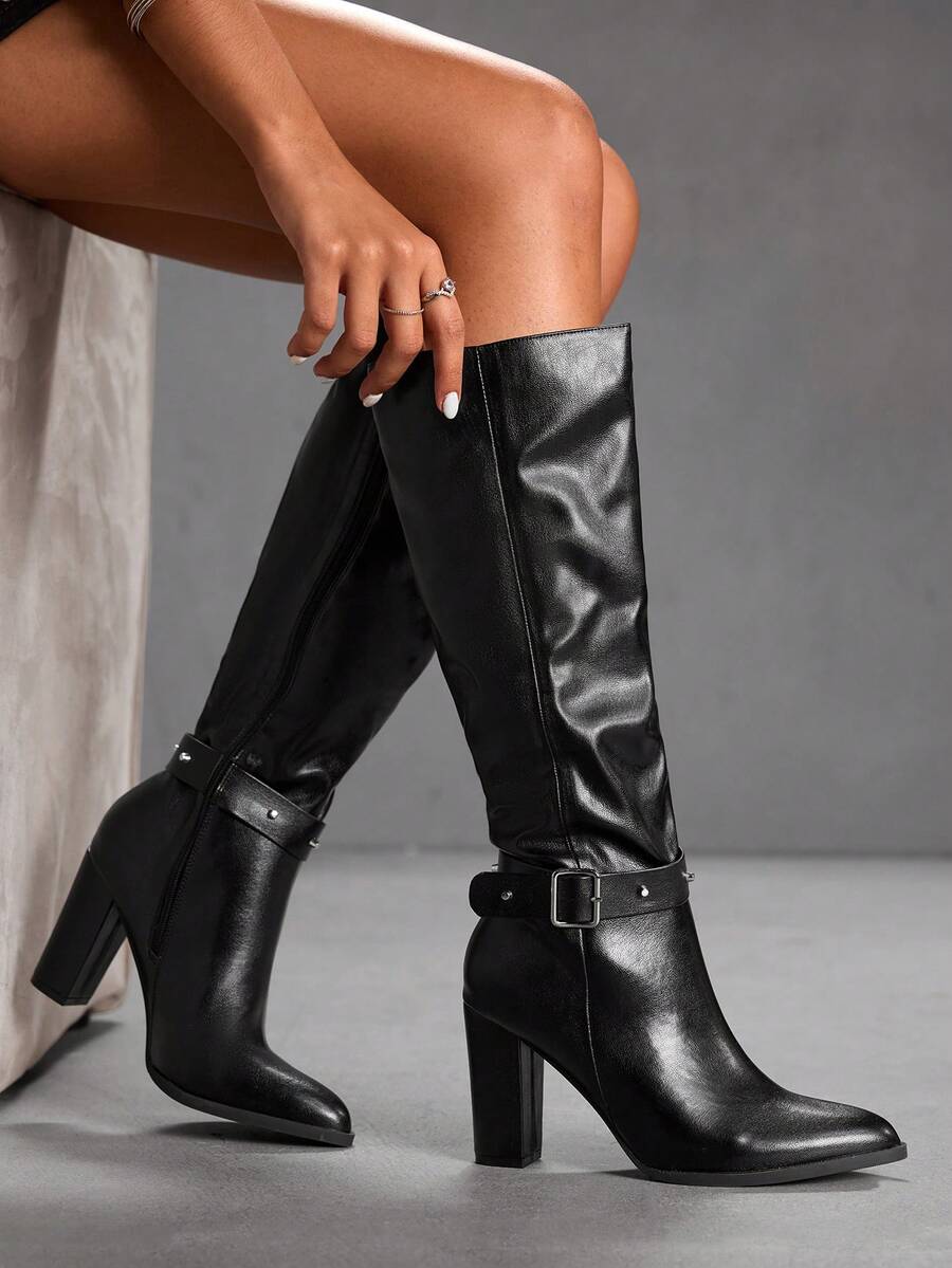 Spannende Schwarze Stiefel Mnner Bild