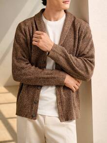 RONVEXI Men's Casual Versatile Commuter Cardigan, Autumn/Winter