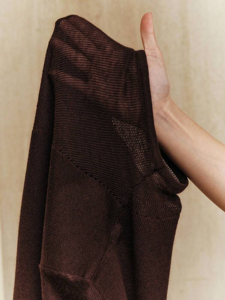 Valentine Plus Size Elegant Solid Color Knitted Slim Fit Pullover Sweater For Women, Autumn/Winter, Suitable For Casual, Formal, Party, Work, Graduation, Wedding