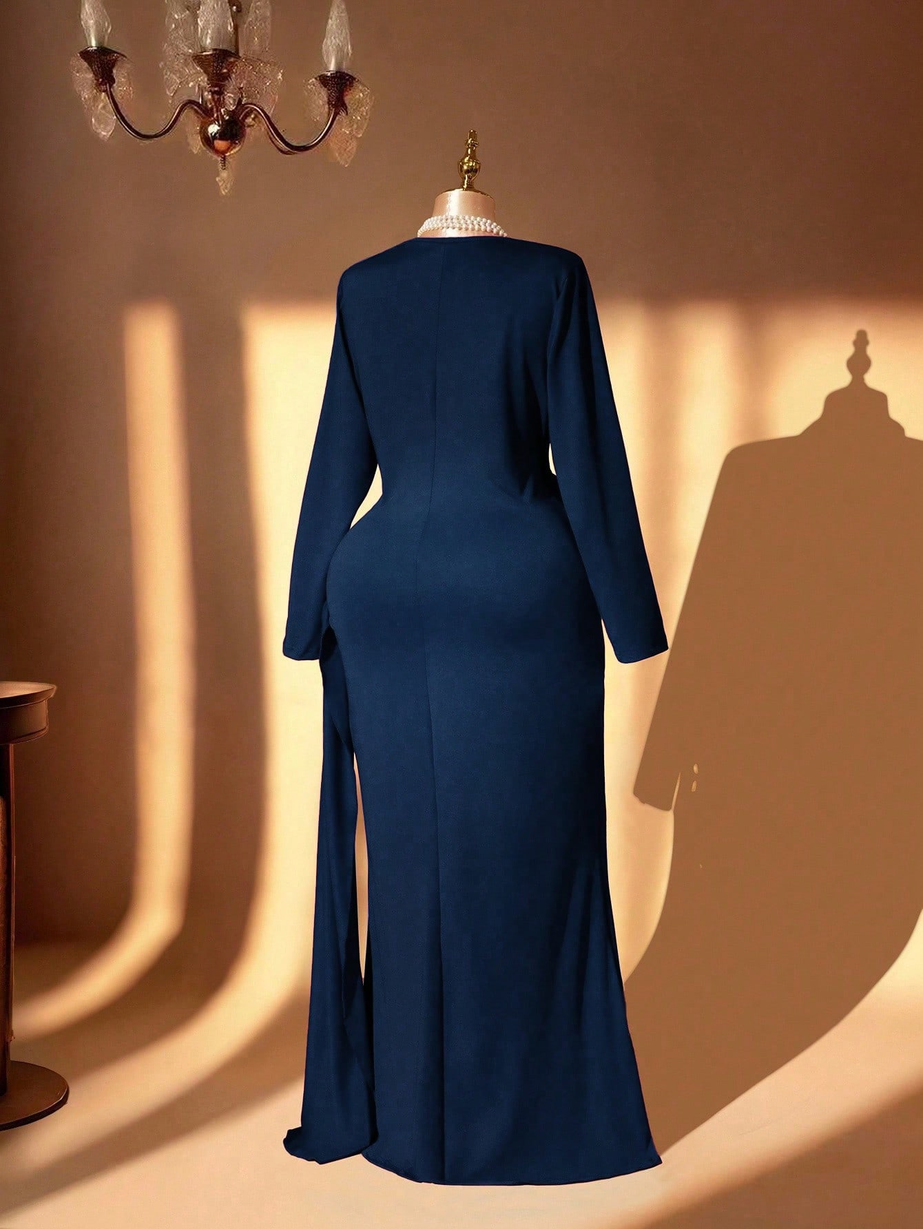 DreamSkyne فستان أنيق للحفلات للمرأة ذات الحجم الك...