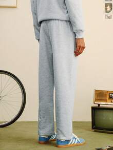 Open Phase Men's Autumn/Winter Casual Hooded Sweatshirt And Sweatpants Sports Suit Spring To Summer - Light Grey - View 7