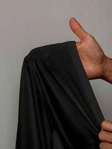 BamGleam Women's Solid Color Stand Collar Long Sleeve T-Shirt Fall Cloth For Women - Black - View 7