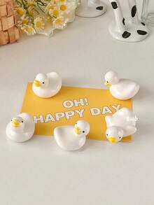 Ceramiczny stojak na pałeczki w kształcie uroczej kaczuszki, domowy, kuchenny stojak na pałeczki, dekoracja biurka, akcesorium - Kaczka - Zobacz 4