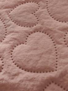 1/2/3 Pcs New Oxford Cloth Makeup Bag With High Value, Large Capacity, Portable And Convenient Travel Wash And Storage Bag, Handbag With Heart Pattern For Cosmetics Storage - Baby Pink - View 8