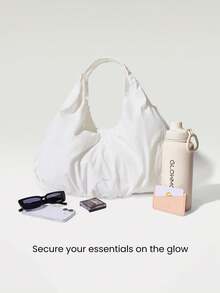 GLOWMODE 15L Glow The Distance Lightweight Waterproof Puffer Reflective Logo Magnetic Closure Zipper Pocket Tote Bag Gym Hiking Outdoors Travel Daily Casual Wear