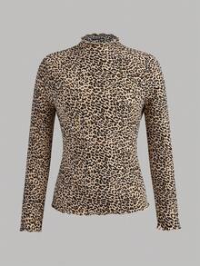 SHEIN 4 Stücke/Set Lässig Basics für Tween-Mädchen, einfarbige gestrickte elastische Langarm Unterhemd Tops, vielseitig einsetzbar, ideal für Lässig & Alltag & Schule im Herbst & Winter, Muss-haben