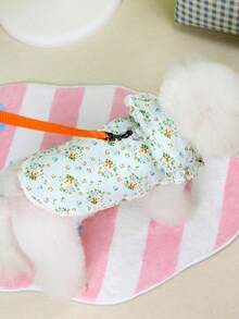 PETSIN Pet Clothing, Dog Coat, Vest, Autumn And Winter Cotton Clothing, Small Animal Clothing, Casual Vest Accessories For Indoor Catscat Supplieschristmaspet Supplies And  Halloween Costumedog Costummepuppy Supplies And Dog Stuffstltchlpshalloween Costumes - Green - View 6