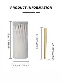 50 PCS Pre Rolled Cones | Classic King Size Cones |50 Pack(4.33inch/110mm)| Pre-Rolled Cones | Pre Rolls Rolling Papers Cones|Rolling Paper With Tips|Rolling Paper - Multicolor - View 13