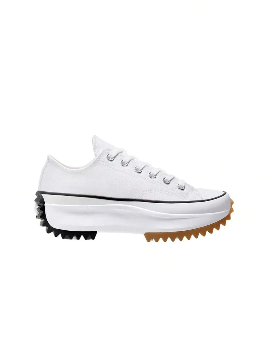 Converse Run Star Hike Low Top Women Canvas White / Black / Gum 168817C - 白色 - 查看 1