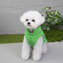 PETSIN 舒适秋冬宠物背心——可爱、透气、易穿，适合小型犬、猫咪和其他小型宠物，非常适合日常室内外穿着。 - 薄荷綠 - 查看 5