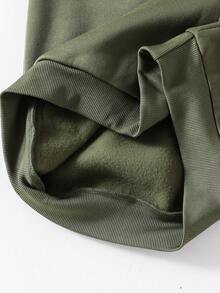 SHEIN Mirajuku 青少年男童休闲纯色轻薄灰色卫衣