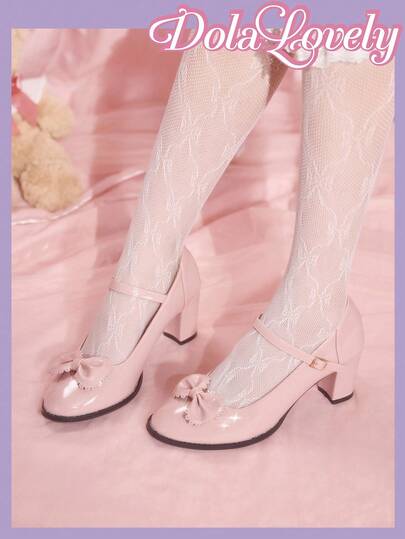 Dola Lovely 大码女士高跟鞋，时尚性感尖头粗跟鞋，适合休闲、购物和户外活动，春秋季