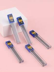 1/5/10pcs 0.5/0.7mm Automatic Pencil Lead Refills, HB Resin Mechanical Pencil Leads, School Supplies Back To School - Black - View 8