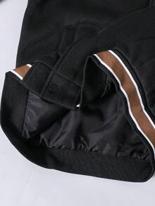 青少年男童休闲图案印花连帽夹克