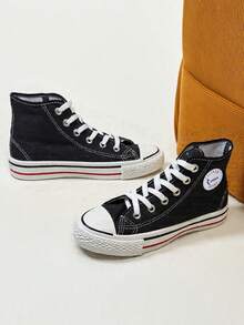 Tenis unisex estampados tipo bota para mujer, hombre diseño moderno y versátil; perfectos para un look urbano, casual y lleno de personalidad. Ideales para combinar con jeans, pantalones, shorts y vestidos, brindando comodidad, soporte y un toque creativo en tu día a día, escuela, trabajo, viajes y actividades al aire libre. Disponibles en variedad de estampados para expresar tu estilo único. - Negro - Ver 2