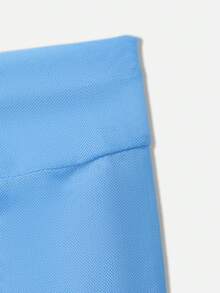 Swim Oasis Conjunto de dos piezas de traje de baño elegante azul con decoración de mariposa metálica de 3 niveles, nudo retorcido, falda azul y azul bebé. Conjunto de playa para mujer de moda azul bebé - Azul - Ver 7