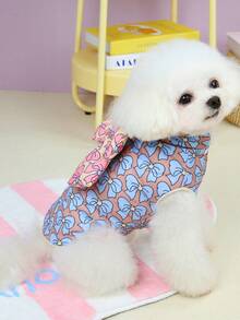 PETSIN Quần áo thú cưng, Áo khoác cho chó, Áo vest, Quần áo cotton mùa thu đông, Quần áo cho động vật nhỏ, Áo vest thường ngày Phụ kiện cho mèo trong nhà, Đồ dùng cho mèo, Đồ dùng cho thú cưng và trang phục Halloween, Trang phục cho chó, Đồ dùng cho chó con và đồ dùng cho chó, Trang phục Halloween - Màu xanh lam - Xem 4