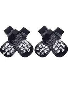 PETSIN 1 Pair Of Pet Socks Foot Cover, Cat And Dog Socks, Outdoor Anti-Skid Waterproof Shoes Socks, Pet Supplies