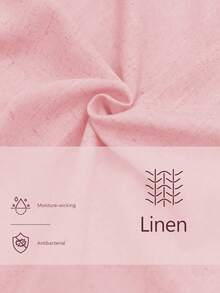 Aalyst Đầm dài cổ chữ V không tay màu trơn chất lượng cao dành cho nữ có dây buộc eo, khoen chữ D, túi, vải lanh dáng rộng cho công sở và kỳ nghỉ mùa xuân/hè - Màu Hồng baby - Xem 6