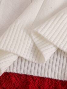 Manfinity RelaxMax Pull décontracté à col rond et manches raglan avec motif géométrique et dessin animé, pour homme. Automne/Hiver