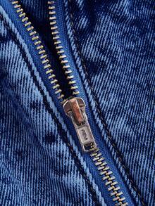 SHEIN MOD 女式休闲连体裤，带吊带，修身短裤，蓝色