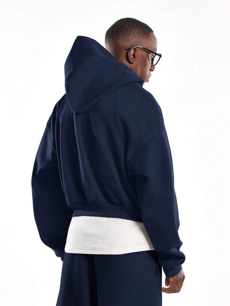 Crop Fit Overhead Hoodie Without Pocket