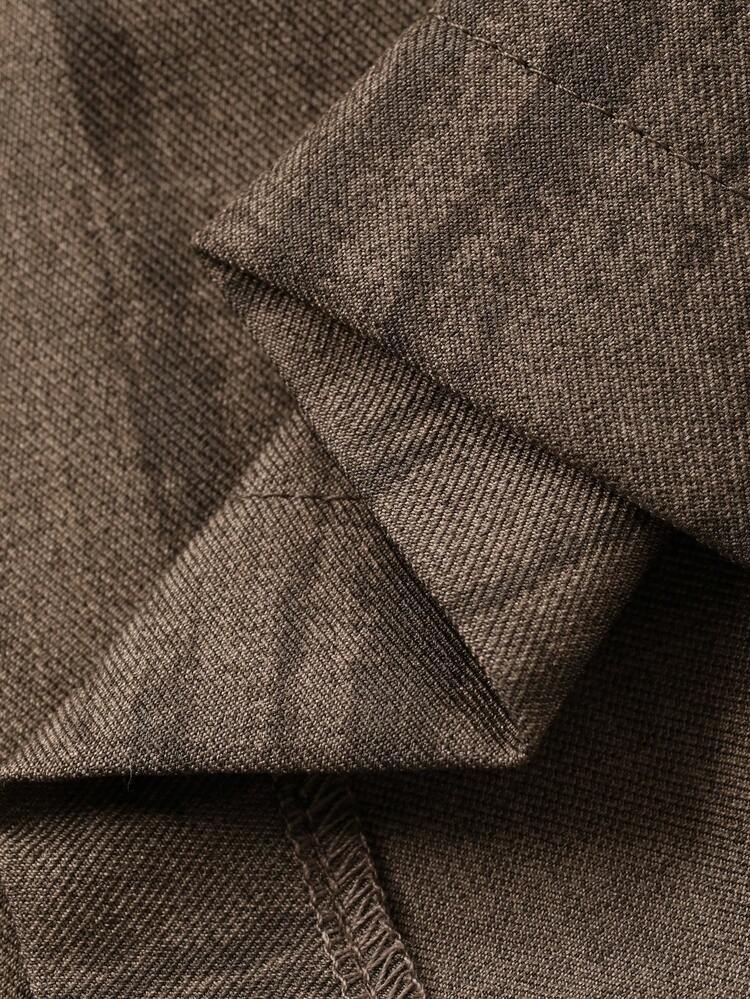 Autumn/Winter Textured Tie-Dye Tie Dye Loose Business Casual Elegant Street Fashion Jacket & Wide Leg Pants Set Modest Fashion